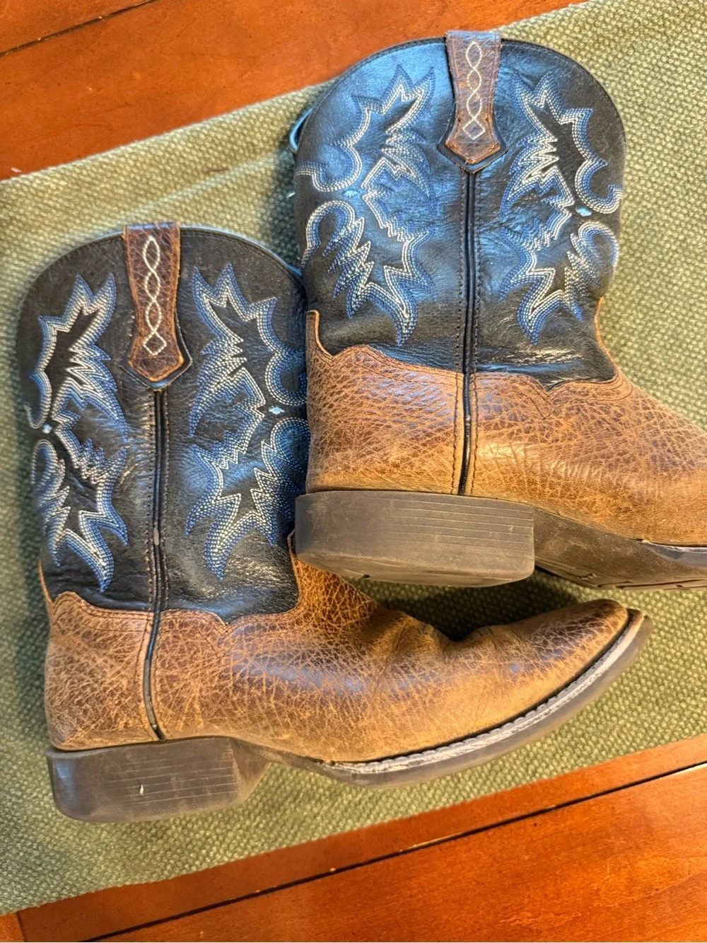 Ariat Brown and Black Kids' Cowboy Boots